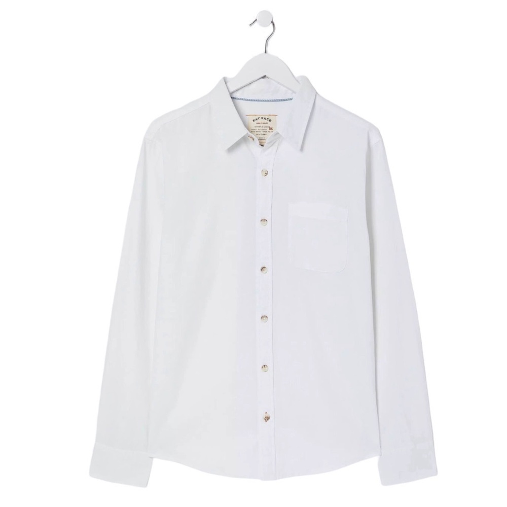FAT FACE • Bugle Linen Cotton Shirt Beach - Picture 1 of 7